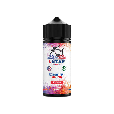 1 Step CBD 500mg CBD E-liquid 120ml (BUY 1 GET 1 FREE)