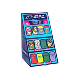 Zengaz Cube ZL-12 Royal Jet (EU-S5) - Jet Flame Lighters Bundle + 48 Lighters with Cube display stand