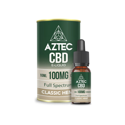 Aztec CBD 100mg CBD Vaping Liquid 10ml (50PG/50VG)