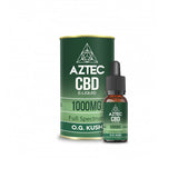 Aztec CBD 1000mg CBD Vaping Liquid 10ml (50PG/50VG)