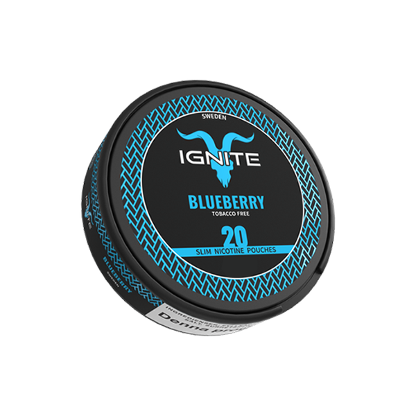 20mg Ignite Blueberry Slim Nicotine Pouches - 20 Pouches