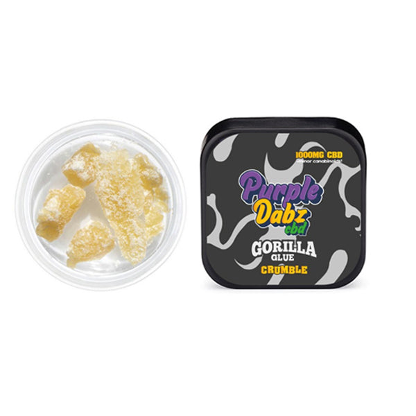 Purple Dabz by Purple Dank 1000mg CBD Crumble - Gorilla Glue (BUY 1 GET 1 FREE)