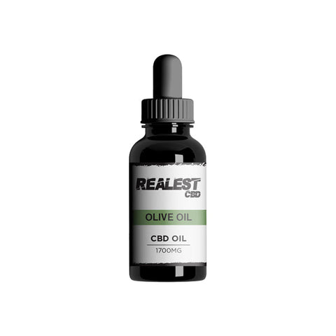 Realest CBD 1700mg Broad Spectrum CBD Olive Oil - 30ml (BUY 1 GET 1 FREE)